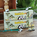 国潮可爱熊猫系列玻璃蘸水笔三件套装熊猫摆件玻璃蘸水签字笔礼盒