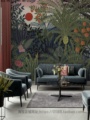 热带雨林壁纸植物墙纸客厅卧室欧式无缝墙布民宿餐厅墙纸定制壁画