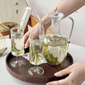 玻璃执壶仿宋壶贵妃泡茶器绿茶专用茶具耐高温中式水壶套装花茶壶