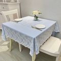 正方形桌布家用PVC塑料小方桌茶几台布防水防烫防油免洗餐桌布