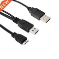 A to Micro B USB 3.0 Y Cable Move Hd Disk Cable jun23