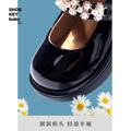 女童皮鞋2023春秋季新款软底公主鞋黑色水钻演出单鞋儿童玛丽珍鞋