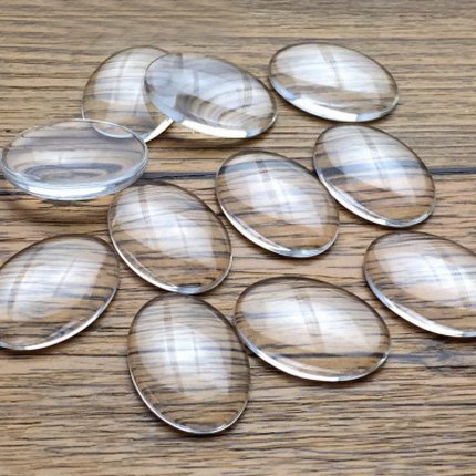 50个价时光宝石水晶滴胶透明玻璃贴片 DIY饰品制作项链吊坠材料包