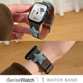 iserisewatch适用于iwatch苹果手表applewatch表带新款s9/8/7/se/ultra创意可爱女生小众女款真皮夏天高级感