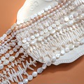 巴洛克淡水珍珠不规则异形穿孔DIY手工饰品材料配件手链项链耳环