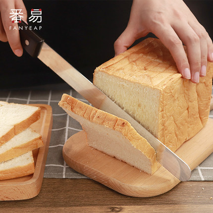 面包切片刀锯齿刀切蛋糕刀不锈钢吐司锯齿刀烘焙工具家用切刀工具