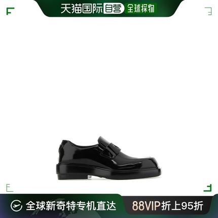 【99新未使用】香港直邮Prada 普拉达 女士 黑色皮质乐福鞋 1D499
