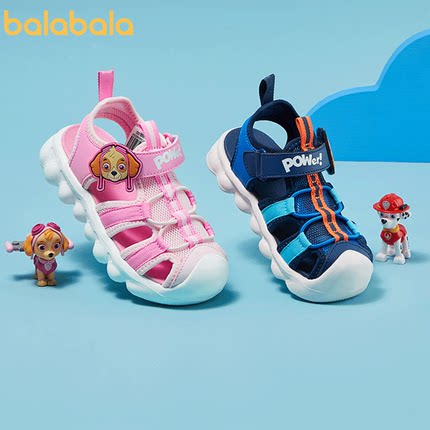 【汪汪队IP】巴拉巴拉童鞋儿童运动凉鞋男女童夏季小童包头鞋子