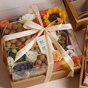 高档水果包装盒透明10斤春节鲜花零食通用生日礼物乔迁空盒子礼盒
