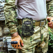 阿迈森手机腰包穿皮带男7寸 手机包工地干活竖款腰带包战术多功能