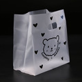 透明卡通小熊塑料袋创意化妆品饰品礼品打包袋购物袋