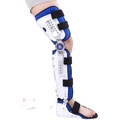 高分子支具膝部护理下肢肢具骨折夹板大小腿膝盖关节外固定支具