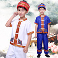 秋季儿童节少数民族服装儿童苗族壮族瑶族侗族土家族演出服男童61