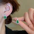 绿葫芦耳环