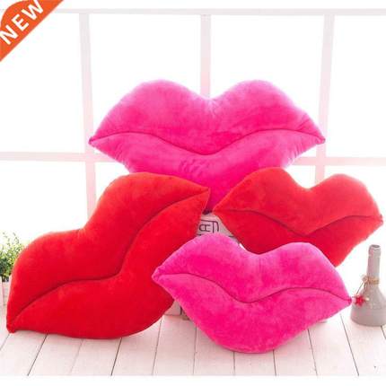 30cm Creative Pink Red Lips Shape Cushion Home Decorative Th