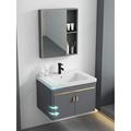 太空铝现代浴室柜组合小户型