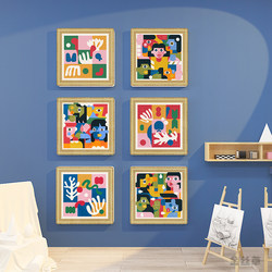毕加索马蒂斯油画艺术墙贴儿童房墙面装饰美术教室背景墙面贴纸画
