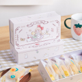 可爱卡通兔子铁盒手工曲奇蔓越莓饼干盒包装盒烘焙绿豆糕磅蛋糕盒