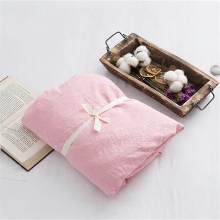 单品棉纯色床单笠床单件简约双人床纯棉全棉素色单人床罩水洗