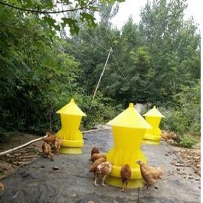 养殖场食槽饲料桶喂食器自动鸡鸭鹅大号下料桶养鸡设备用品