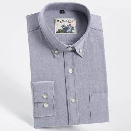 Paul Spring and Autumn Pure Cotton Mens Wear Oxford Textile