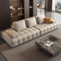 (劳伦斯真皮沙)发意式极简客厅大小户型高端现代轻奢简约直排沙发