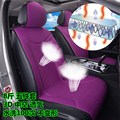 夏季3D蜂窝网布透气冰丝凉坐垫靠背主驾通风坐垫防烫单片汽车坐垫