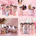 。中国风古风玩偶宫廷汉服女孩娃娃桌面小摆件装饰房间ins创意。
