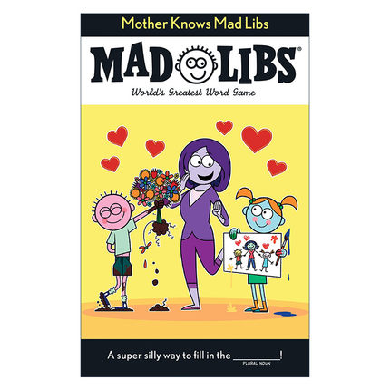 英文原版 Mother Knows Mad Libs 母亲节主题 疯狂填词游戏 英文版 进口英语原版书籍