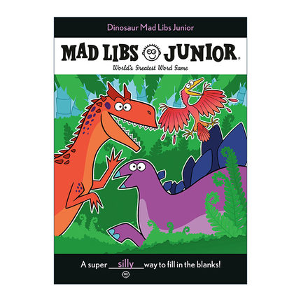英文原版 Dinosaur Mad Libs Junior 恐龙 初级疯狂填词游戏 英文版 进口英语原版书籍
