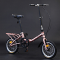促可折叠自行车1416寸小轮超轻便携成人小学生儿童单速男女式单新
