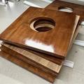 老榆木板定制茶桌子餐桌办公桌茶台实木茶几原木大板桌面板吧台板