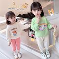 韩系女宝宝秋装套装洋气新款时髦秋季网红小童1-4岁女孩春秋3衣服