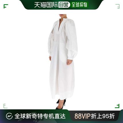 香港直邮JIL SANDER 白色女士连衣裙 JSPS502306-WS244200-100