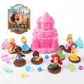 迪士尼公主考古挖掘玩具女孩挖宝石城堡首饰宝藏盲盒生日礼物