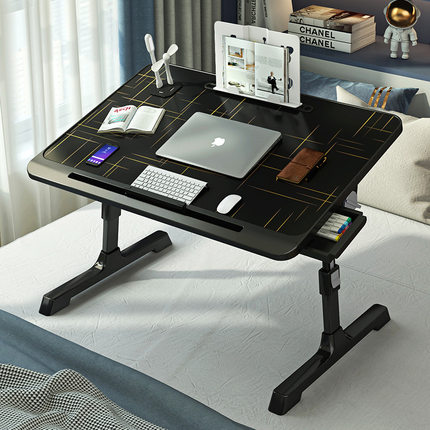 床上电脑桌升降折叠桌子床上书桌学生学习桌宿舍办公桌卧室写字桌