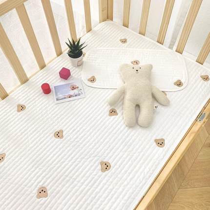 儿童双面全棉床盖幼儿园纯棉小床单婴儿新生儿薄床垫床褥垫被