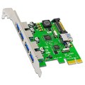H1111Z Add On Cards 5 Port USB 3.0 PCI-e Expansion Card PCIE