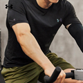 安德玛官方正品UA RUSH 男训练运动短袖弹性柔软修身T恤1370441
