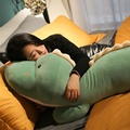。等身抱抌分腿可爱恐龙毛绒玩具公仔抱枕睡觉长条枕床上大娃娃玩