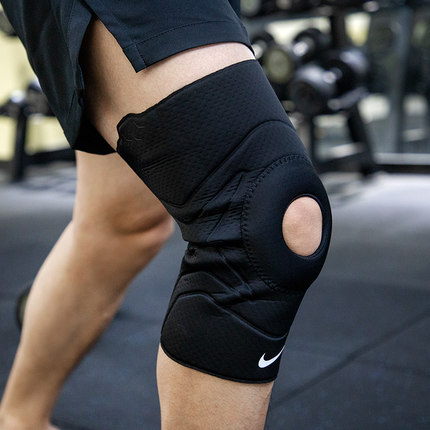 Nike耐克官网开放式护膝2023篮球跑步健身运动护具护膝盖DA7070