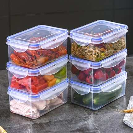 plastic food fruit storage box container lunch fridge big