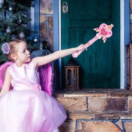 Magic Fairy Wand Set Princess Crown Angel Fairy Stick Girls