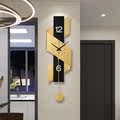 客厅挂钟现代简约大气家用时尚石英钟餐厅个性创意立体免打孔钟表