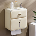 卫生间纸巾盒防水免打孔卷纸架卫生纸置物架壁挂厕纸盒厕所抽纸盒