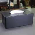 商务PU皮质纸巾盒 欧式创意抽纸盒餐巾纸抽盒 酒店办公用品定制
