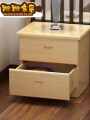 新品翔翔全实木床头柜现代简约小柜子简易置物架松木欧式储物柜卧