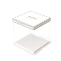 蛋糕盒透明6/8/10寸加高三合一双层六/八/十生日网红盒子包装盒