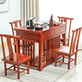 实木仿古茶桌椅组合泡茶台茶具套装一体家用小功夫茶道中式茶艺桌