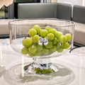 水果盘客厅家用茶几2023新款零食摆放盘轻奢高级果盘可沥水水果篮